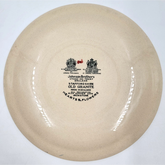 Johnson Brothers Hearts And Flowers Smooth Salad Plate - England Vintage - Picture 6 of 7